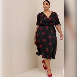 Torrid Rose Midi Dress 🌹